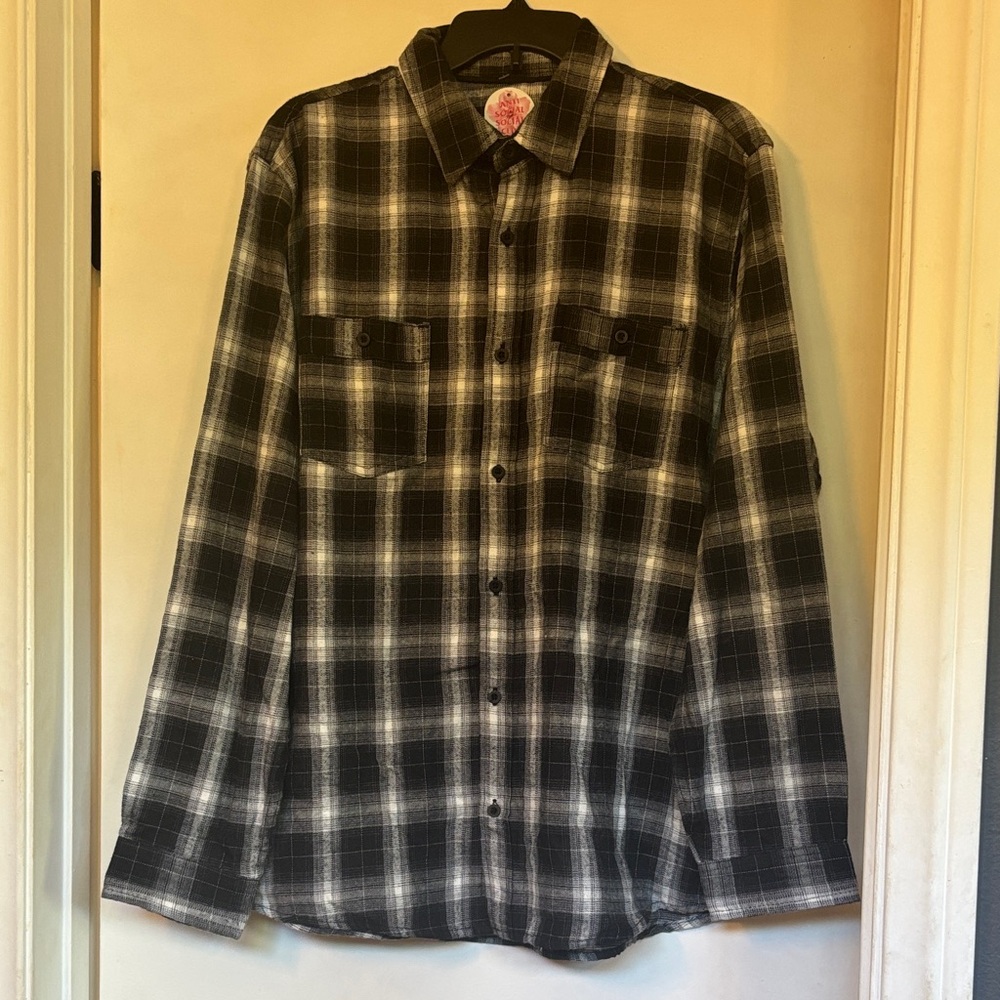 Anti Social Social Club Monochrome Checkered Shirt